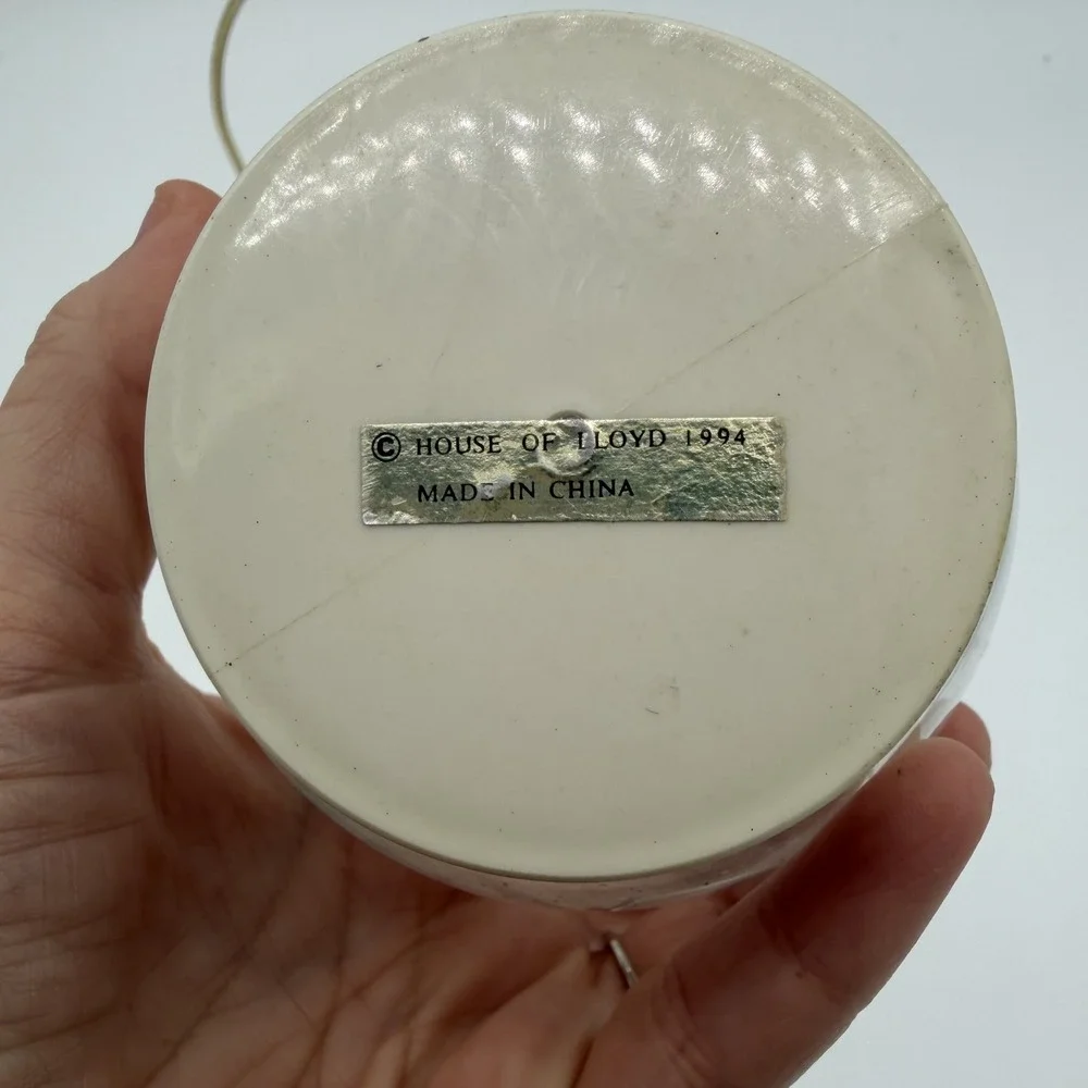 House of Lloyd 1994‎ Nativity Scene Christmas Ornament Clear Glass Star Etched
